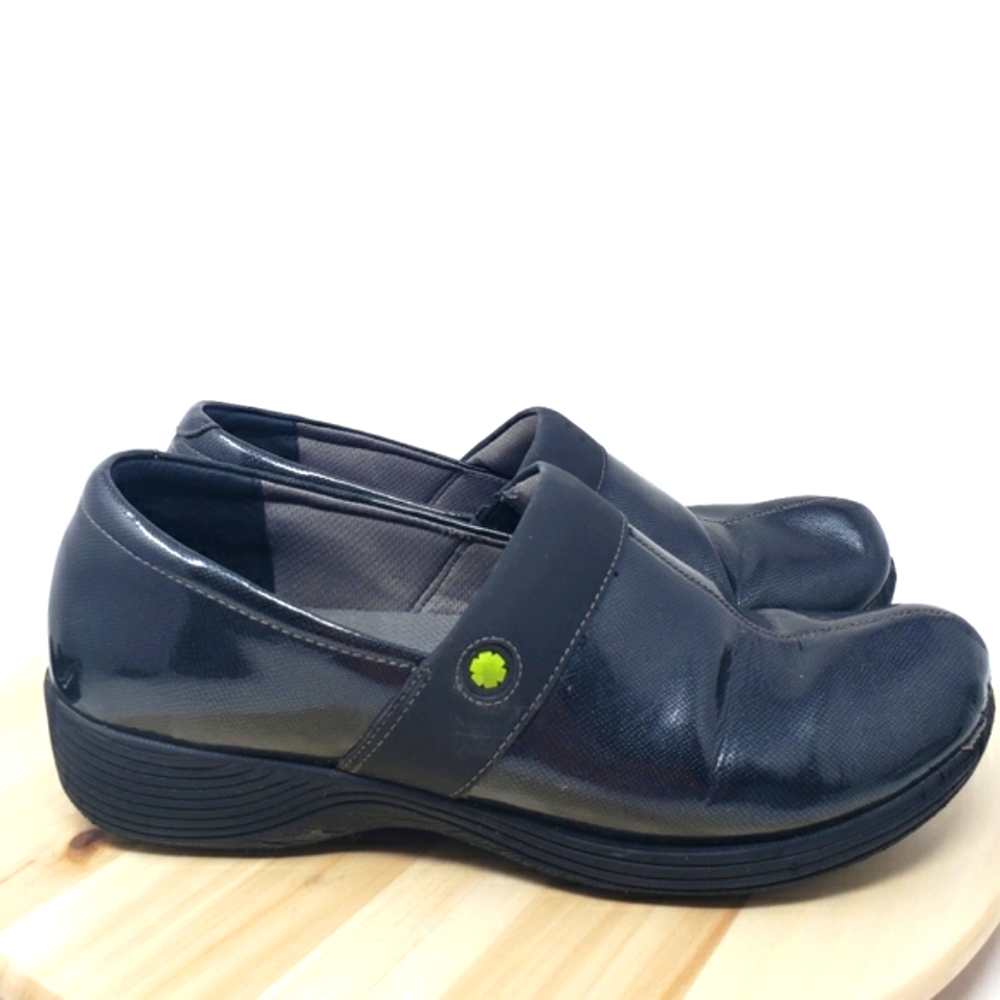 Dansko Wonder Works Grey Clogs Mules Nurse Shoe EU 42 US 11.5 to 12